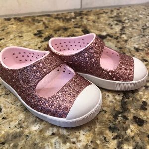 Native Jefferson Bling Glitter Pink size C4